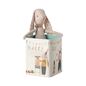 Geburtstags-Hase in Geschenkdose, medium
